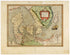 Map of Denmark from the Atlas Theatrum Orbis Terrarum. (Daniae Regni Typus) 1570 by Relic Map Company