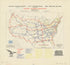 National Highways System Proposed In 1913. (- Fifty Thousands Miles -- Main Trunk and Link Lines Proposed by the National Highways Association) by Relic Map Company