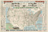 Hupmobile United America Tour, 1918. (Hupmobile United America Tour) by Relic Map Company