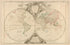 Map of the Old World, 1752. (Orbis Vetus In Utrâque Continente Juxta Mentem Sansonianam Distinctus, Nec Non Observationibus Astronomicis Redactus Accurante Robert De Vaugondy) by Relic Map Company