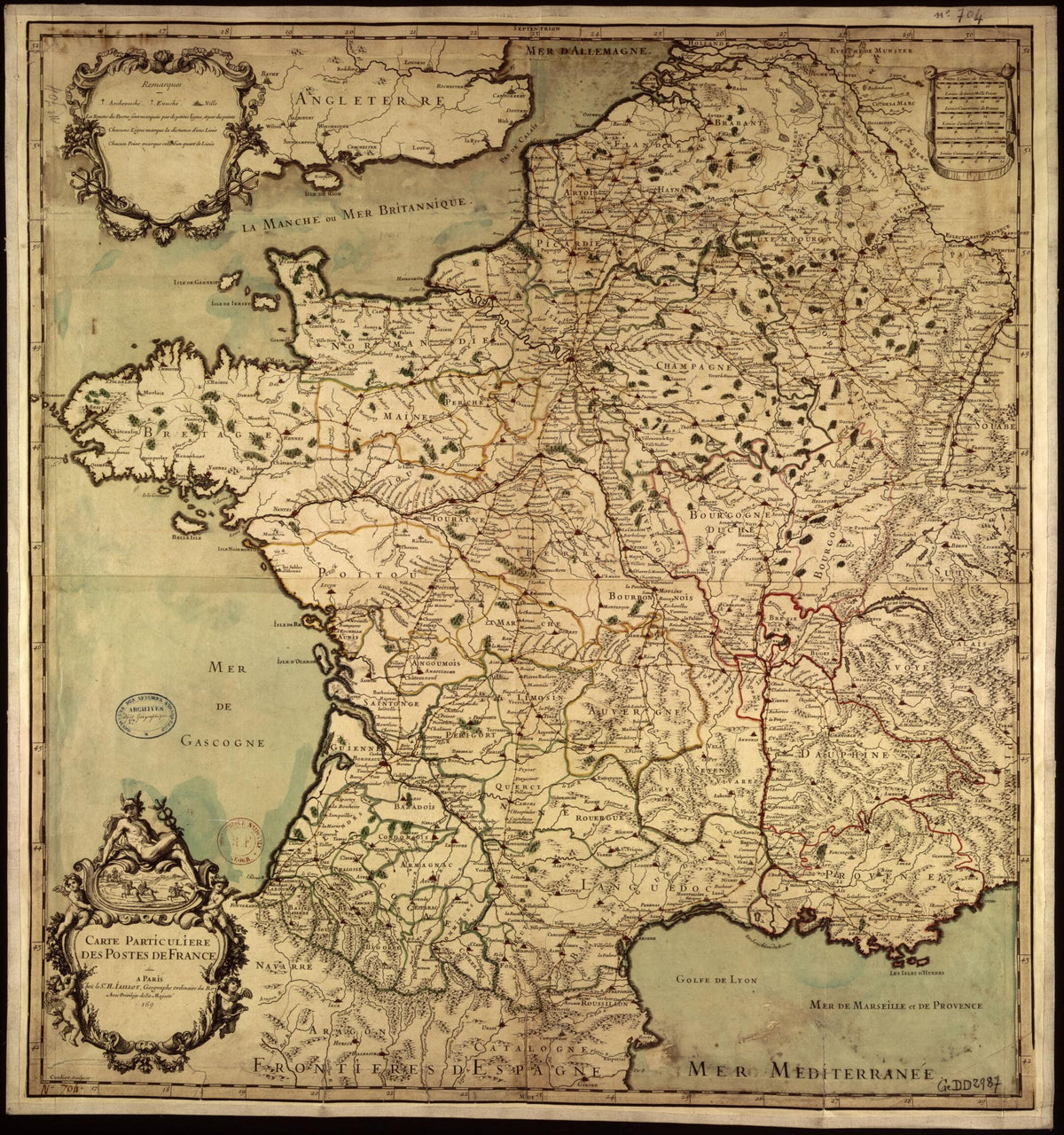 Map of France&