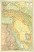 The Daily Telegraph War Map of Egypt and the Near East (Number 6) 1918 by Relic Map Company