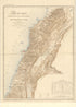 Israel, Lebanon, Syrian Arab Republic (1861) 1913 by Relic Map Company