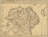 The Province of Ulster Surveyed by Sir William Petty. (The Province of Ulster Surveyed by Sir William Petty. Divided Into Its Counties and the Counties Into Their Severall Barronies, Wherein Are Distinguished the Archbishopricks, Bishopricks, Citys, P... by Relic Map Company