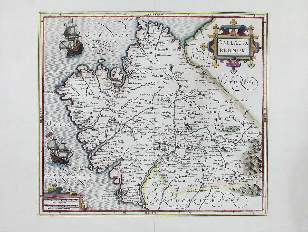 Kingdom of Galicia. (Gallæcia Regnum) 1619 by Relic Map Company