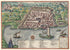View of Algiers, Seat of Power of the Saracens, In the Numidian Province of Africa and Situated On the Edge of the Balearic Current In the Mediterranean Sea, Across from Spain, Under the Princes of the Ottoman Empire. (Algerii Saracenorum Vrbis Fortis... by Relic Map Company