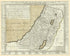 Carte De La Terre Sainte Divisée Dans Toutes Ses Parties Selon Le Nombre Des Tribus D&