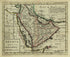 Arabia Agreeable to Modern History 1715 by Relic Map Company