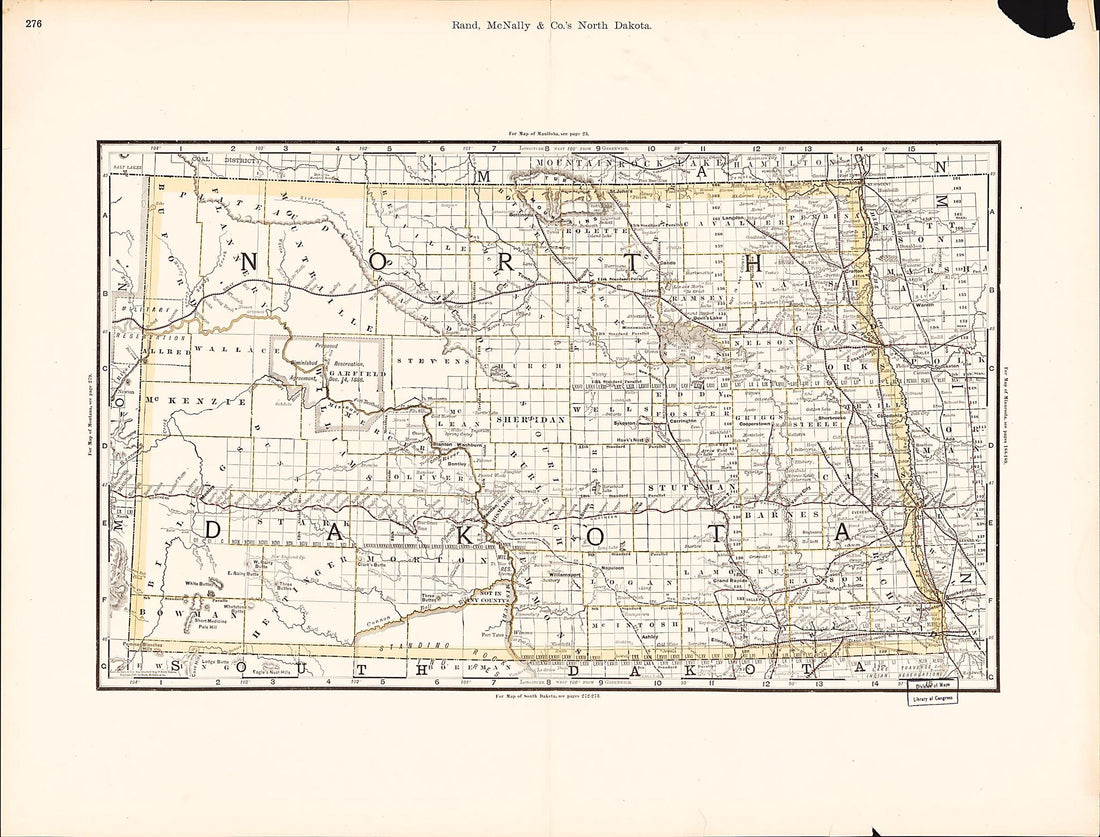 This old map of Rand, McNally &amp; County&