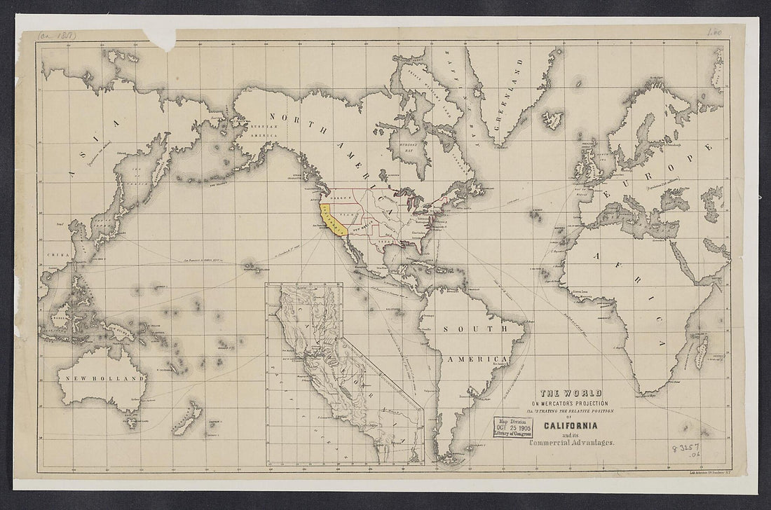 This old map of -various Subjects Soim-Tz (Alternate Supplied Title: California Title Collection Drawer 93, -various Subjects Soim-Tz) from 1850 was created by  in 1850