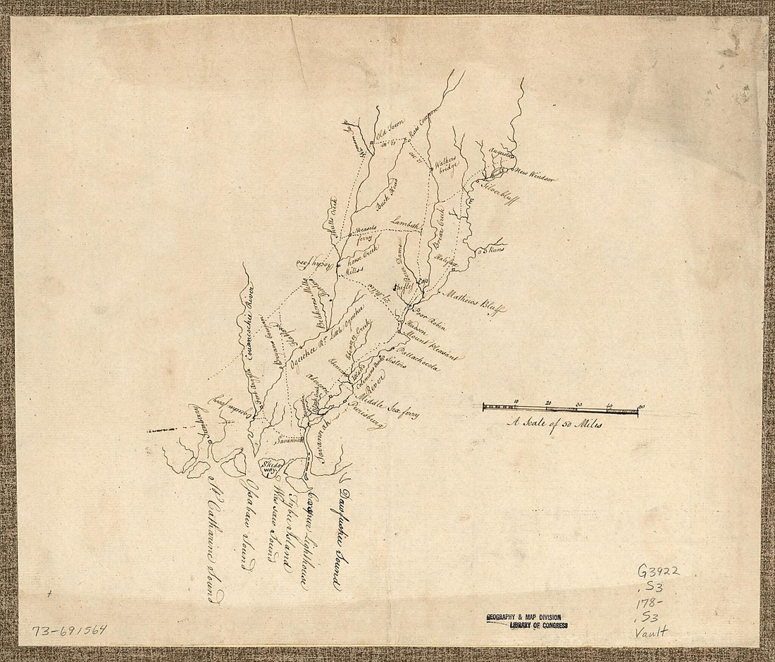This old map of Savannah River &amp; Ogeechee River from 1780 was created by  in 1780