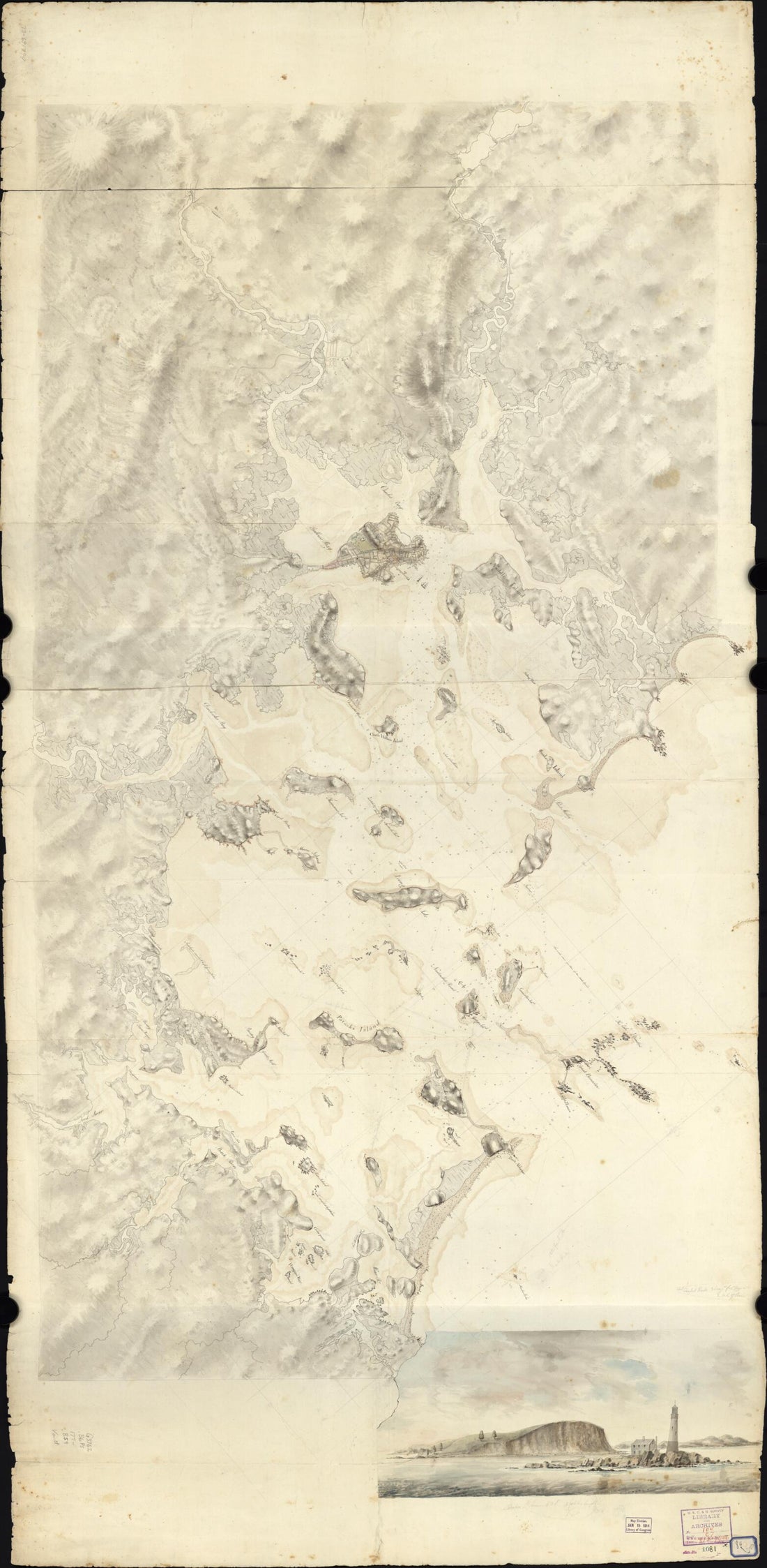 This old map of Boston Harbor, Massachusetts from 1770 was created by  in 1770