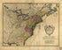 America 1784 by Relic Map Company