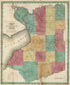 Map of the County of Erie 1829 by Relic Map Company