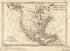 Amérique Septentrionale 1780 by Relic Map Company