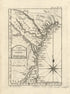 Carte De La Nouvelle Georgia 1764 by Relic Map Company