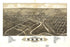 Panoramic View of the City of Kent, Portage County, Ohio 1882 by Relic Map Company