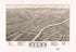Panoramic View of the City of Niles, Trumbull County, Ohio 1882 by Relic Map Company
