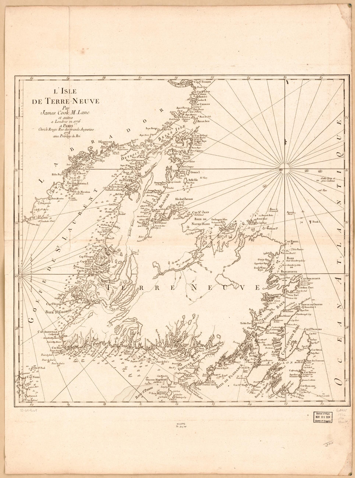 Neuve 1778 by Relic Map Company