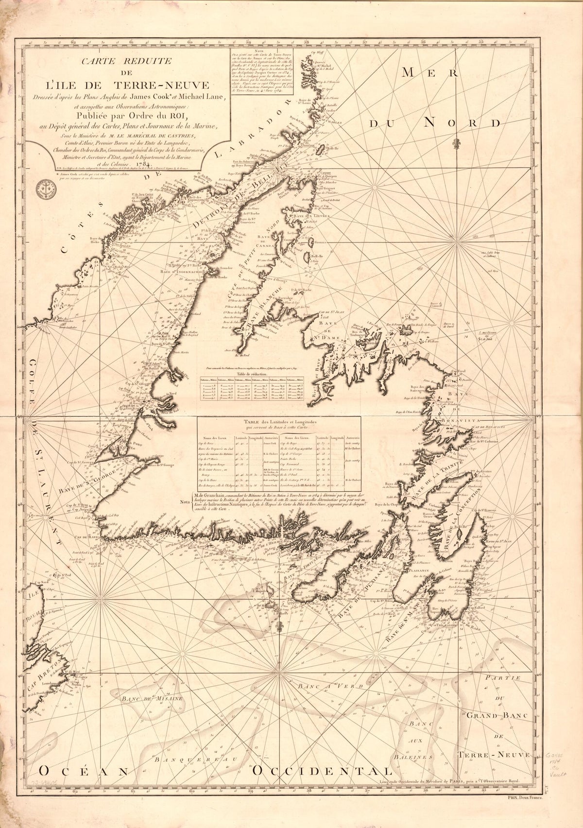 Neuve 1784 by Relic Map Company
