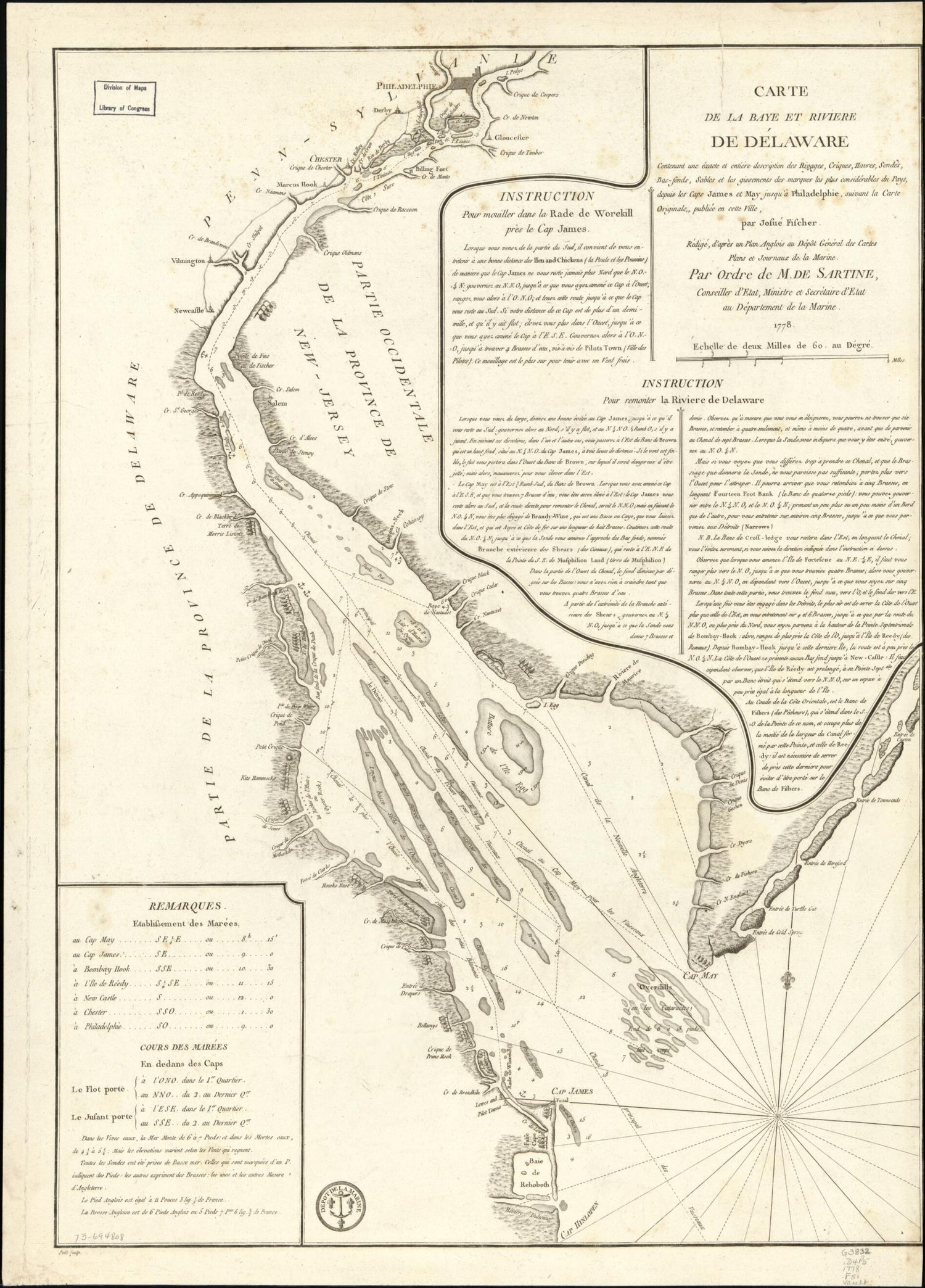 This old map of Sonds, Sables Et Les Gissements Des Marques Les Plus Considérables Du Pays, Depuis Les Caps James Et May Jusqu&