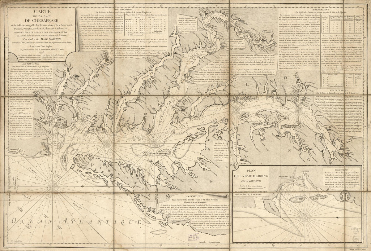 East, Choptank Et Pokomack in 1778 by Relic Map Company