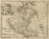 North America 1750 by Relic Map Company