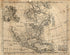 North America 1750 by Relic Map Company