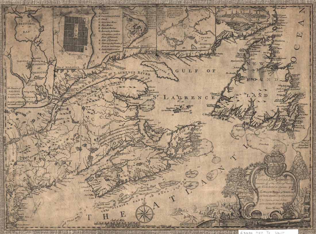 This old map of Scotia and Parts Adjacent from 1776 was created by Robert Aitken, James Turner in 1776