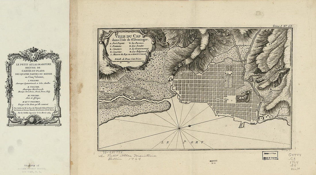 This old map of Ville Du Cap Dans L&