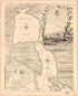 This Chart of Chibucto Harbour, On the Coast of Accadia, Or Nova Scotia, With the Plan of the Town of Halifax. Carte Du Havre De Chibucto Avec Le Plan De La Ville De Halifax Fur La Coste De L&