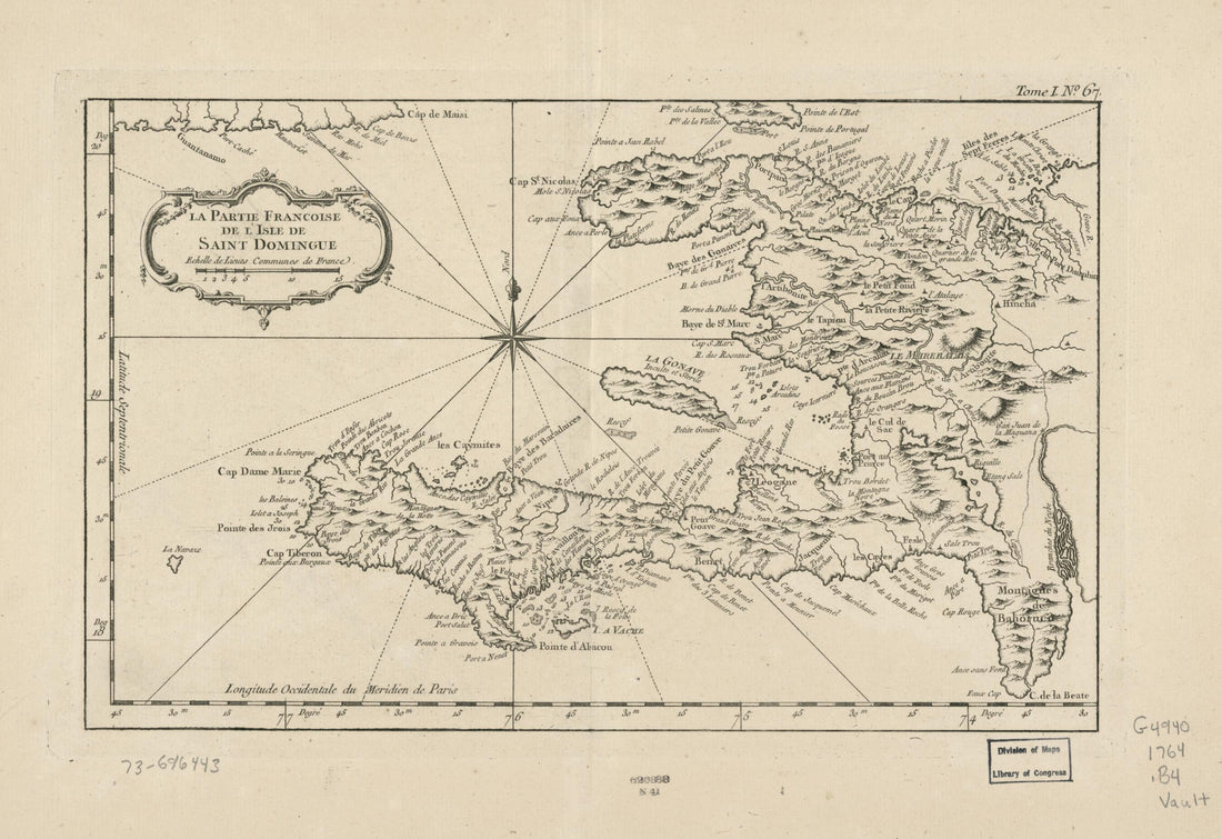 This old map of La Partie Françoise De L&