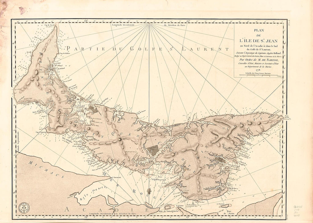 This old map of Plan De L&