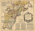 North America 1758 by Relic Map Company