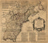 North America 1755 by Relic Map Company