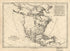 Amérique Septentrionale 1788 by Relic Map Company
