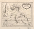 Carte Des Isles Lucayes 1764 by Relic Map Company