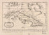 Isle De Cube 1764 by Relic Map Company