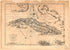 A Map of the Isle of Cuba, With the Bahama Islands, Gulf of Florida, and Windward Passage: Drawn from English and Spanish Surveys 1762 by Relic Map Company