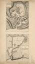 Plan of Guantanimo, Called by the English Cumberland Harbour. Plan of the City and Harbour of St. Jago De Cuba 1768 by Relic Map Company