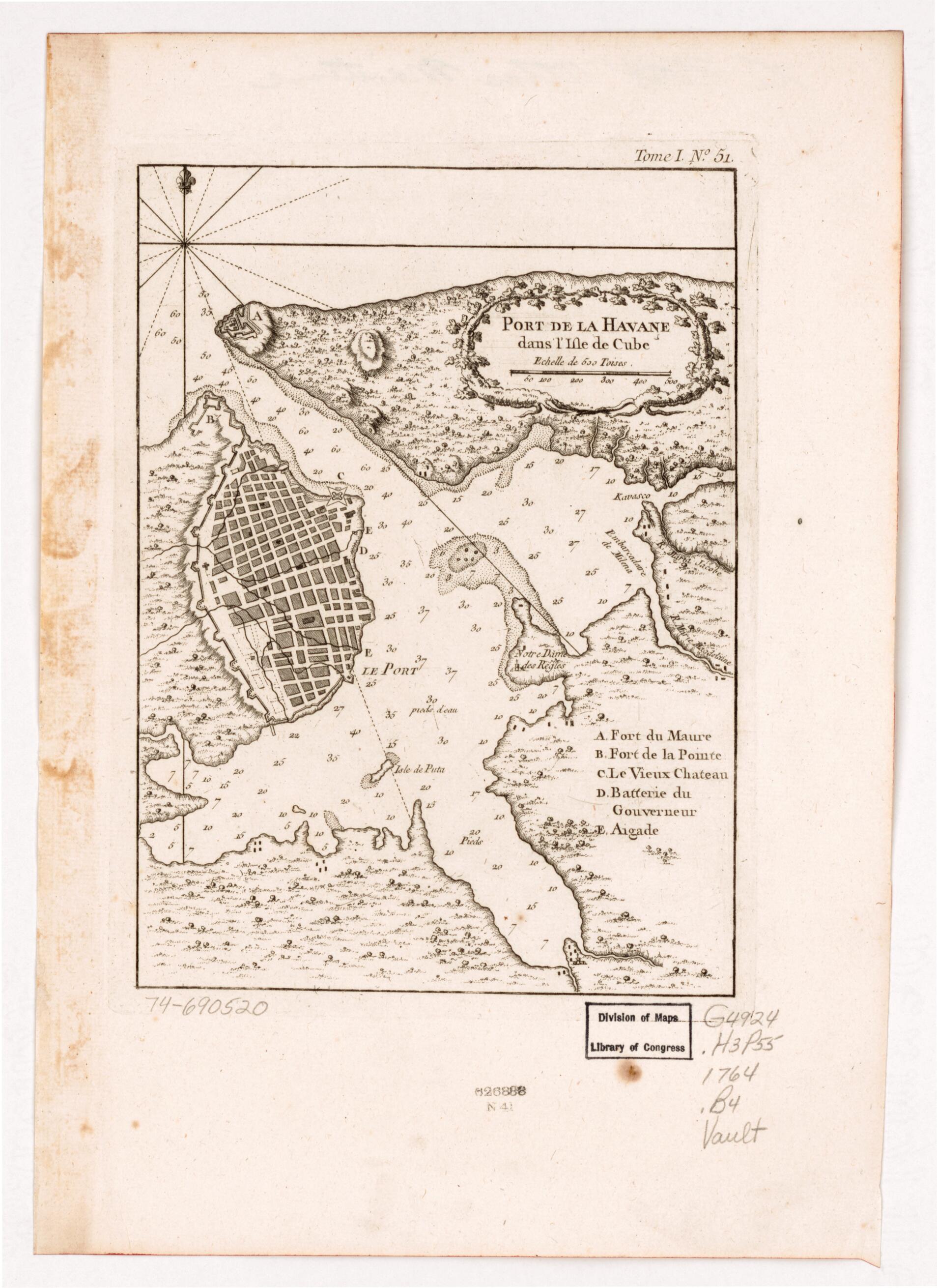 This old map of Port De La Havane Dans L&