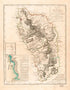 Carte De La Dominique, Prise Par Les François Le 7 Septembre 1778. Avec Le Plan Du Débarquement, Et De L&
