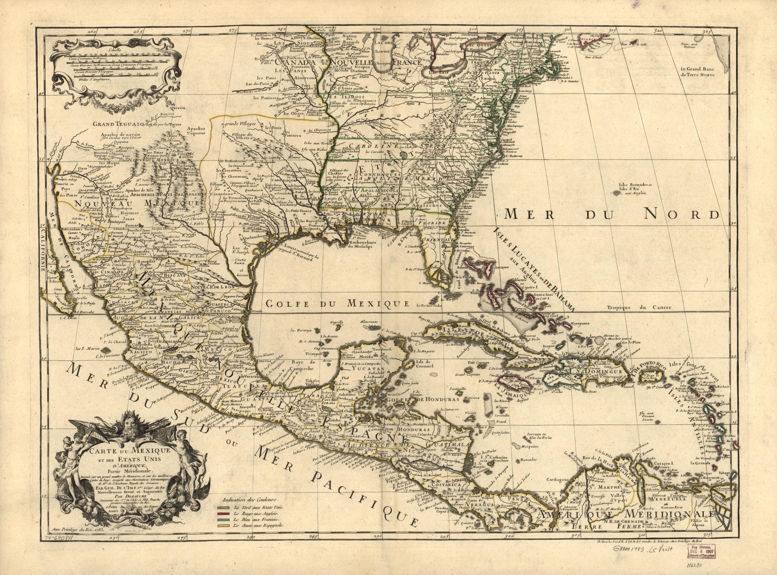 This old map of Carte Du Mexique Et Des Etats Unis D&