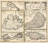 Laender Auf Den Insuln Von America Und Zwar Die Insuln: S. Christophori, Antegoa, Iamaica, Barbados; Samt Den Ins: Bermudes, Sonst Sommers Genańt 1759 by Relic Map Company