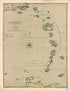 A Map of the Caribbee, Granadilles and Virgin Isles in 1789 by Relic Map Company