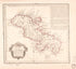 Carta De La Isla De La Martinica 1781 by Relic Map Company