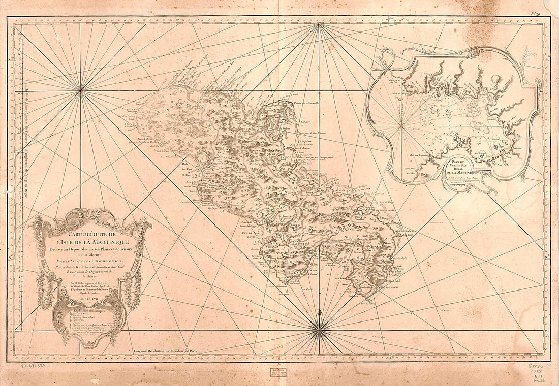 This old map of Carte Réduite De L&