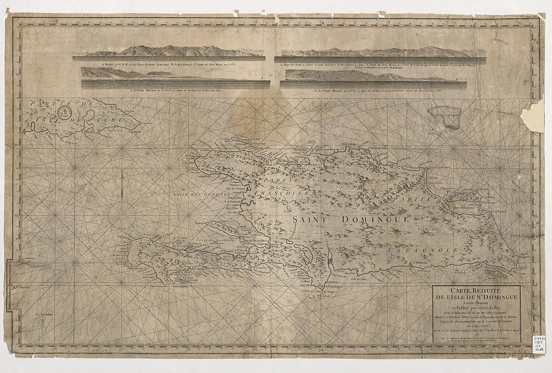This old map of Carte Réduite De L&