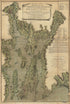 A Topographical Chart of the Bay of Narraganset In the Province of New England, With All the Isles Contained Therein, Among Which Rhode Island and Connonicut Have Been Particularly Surveyed, Shewing the True Position & Bearings of the Banks, Shoals, R... by Relic Map Company