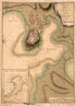 Plan of the Town and Fort of Grenada 1760 by Relic Map Company